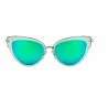 Retro cat eye - alloy frame - oval sunglasses - UV400Sunglasses