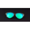 Retro cat eye - alloy frame - oval sunglasses - UV400Sunglasses