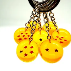 llaveroBola con estrella - llavero