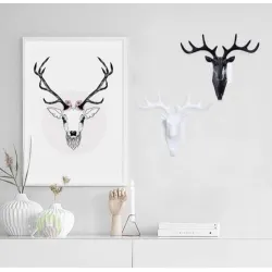 Velas y CandelabroCabeza de ciervo - gancho de pared - hanger