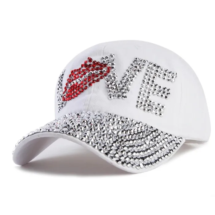 Sombreros / gorrasCrystal Love " labios - gorra de béisbol - unisex