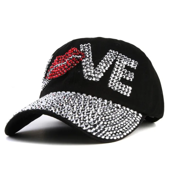 Sombreros / gorrasCrystal Love " labios - gorra de béisbol - unisex