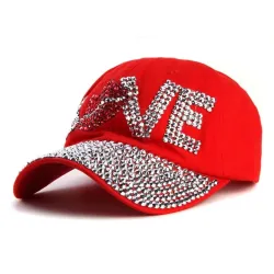 Sombreros / gorrasCrystal Love " labios - gorra de béisbol - unisex