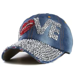 Sombreros / gorrasCrystal Love " labios - gorra de béisbol - unisex