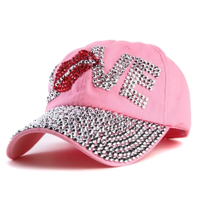 Sombreros / gorrasCrystal Love " labios - gorra de béisbol - unisex