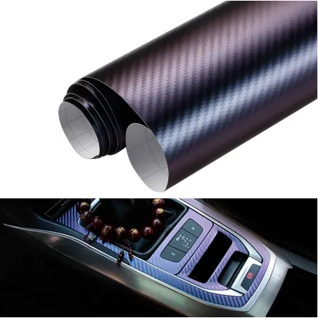 3D Carbon Fiber Vinyl Wrap - Sticker 10 * 100cmStickers