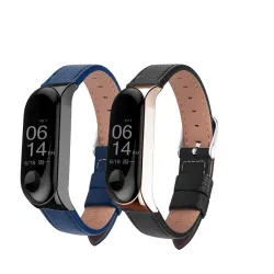Ropa inteligenteBanda de cuero para Xiaomi Mi Band 3 - 4 reloj