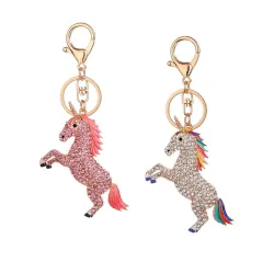 llaveroCristal Unicornio - Cadena de llaves