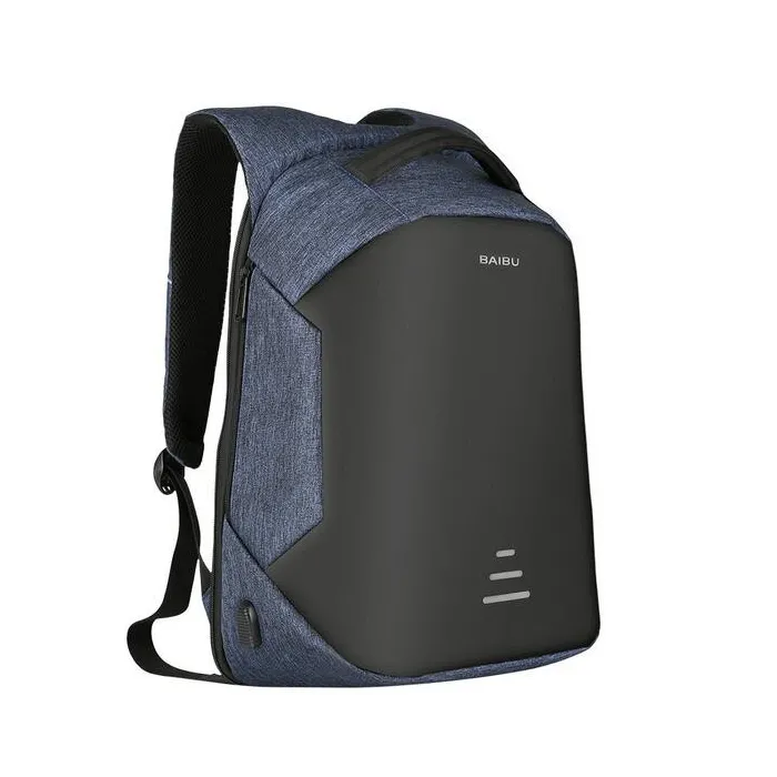MochilasMochila antirrobo con carga USB - impermeable - bolsa portátil de 15.6 pulgadas