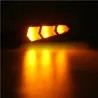 Luces de giro12V LED luz de señal de giro ambar - indicadores de motocicleta 4pcs conjunto