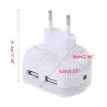 CargadoresLED doble cargador USB con luz sensor