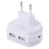 CargadoresLED doble cargador USB con luz sensor