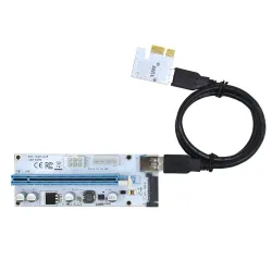 Cables3 en 1 Molex 4pin SATA 6pin PCI express PCIE PCI-E riser card