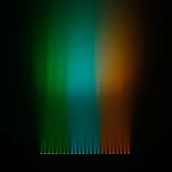 Iluminación de escenarios y eventos80W RGBW 4 en 1 barra LED - lámpara de etapa láser - luz trasera - luz de disco