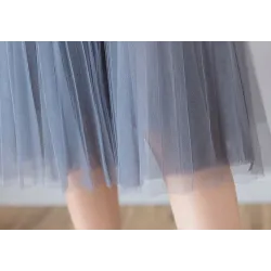 VestidosModa midi falda plegada