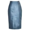 Elegant leather midi skirtDresses