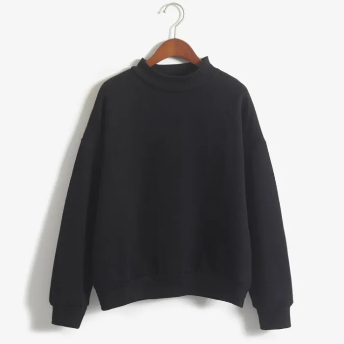 Warm velvet sweatshirt with long sleeveHoodies & Jumpers