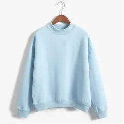 Warm velvet sweatshirt with long sleeveHoodies & Jumpers