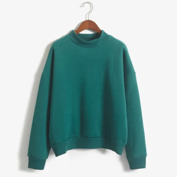 Warm velvet sweatshirt with long sleeveHoodies & Jumpers