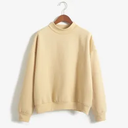 Warm velvet sweatshirt with long sleeveHoodies & Jumpers