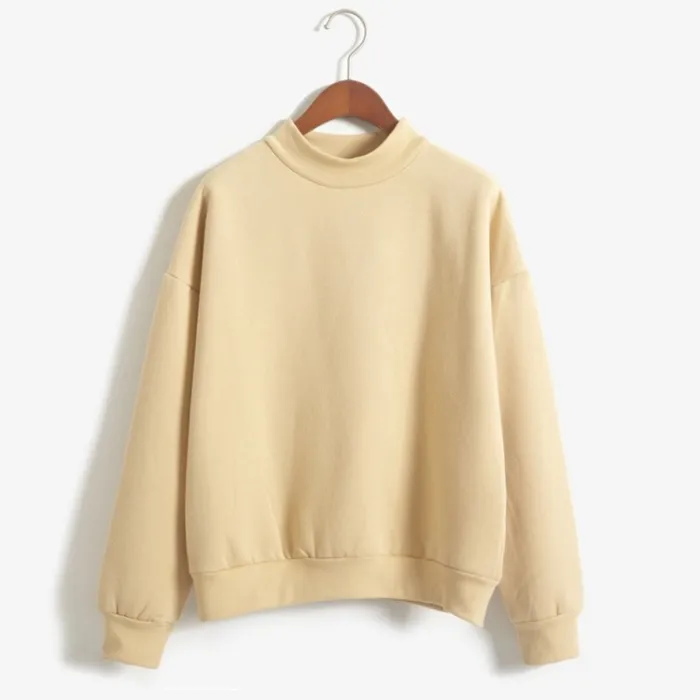 Warm velvet sweatshirt with long sleeveHoodies & Jumpers