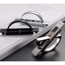 MueblesMango de muebles ocultos con tornillos - acero inoxidable