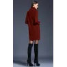 PlusSuéter de punto largo con cuello de tortuga - vestido de invierno