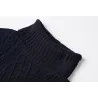 Long knitted sweater with turtleneck - winter dressPlus