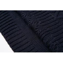 PlusSuéter de punto largo con cuello de tortuga - vestido de invierno