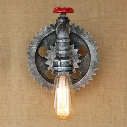 ApliquesTubo de hierro vintage - lámpara de pared