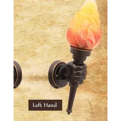 ApliquesMano retro con antorcha - lámpara de pared