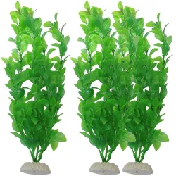 AcuarioAcuario césped verde artificial - planta 26 cm