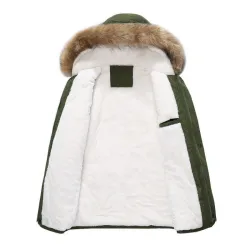 Winter hooded jacket - warm - slimJackets