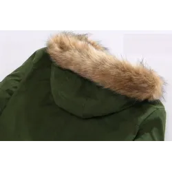 Winter hooded jacket - warm - slimJackets