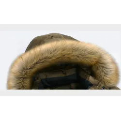 Thick warm hooded winter jacketJackets