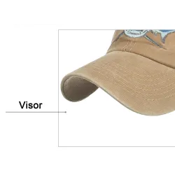 Sombreros / gorrasVintage original Tiburón - tapa de béisbol de algodón bordado - unisex