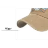 Sombreros / gorrasVintage original Tiburón - tapa de béisbol de algodón bordado - unisex