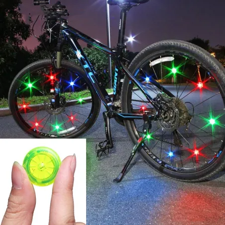 LucesBicicleta rueda de luz - aviso LED lámpara - impermeable - TL2411