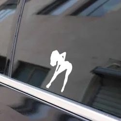 PegatinasChica sexy - pegatina de coche vinilo 9 * 15 cm