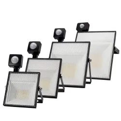 Reflectores15W 30W 45W 60W / AC220V / SMD2835 LED luz de inundación con sensor de movimiento ajustable