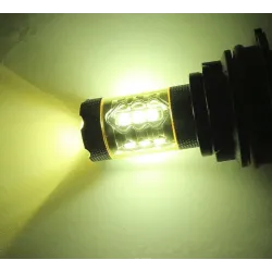 H380W - H1 H3 H4 H7 H8 9005 9004 / 4300K LED 2835 - 12V bulbo - luces de niebla amarilla - luces de cabeza - 2 piezas