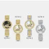RelojesReloj de oro de moda de lujo con diamantes leopardo
