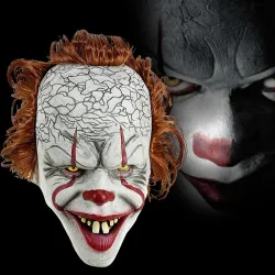 MáscaraMáscara de payaso - máscara de Halloween - cara completa