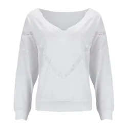 Blusas y camisassaltador de lana - elegante blusa con encaje