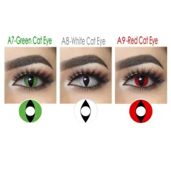 Fiesta & HalloweenOjo de gato de Halloween - lentes de contacto