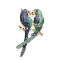 BrochesLoros dobles - elegante broche