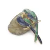 BrochesLoros dobles - elegante broche
