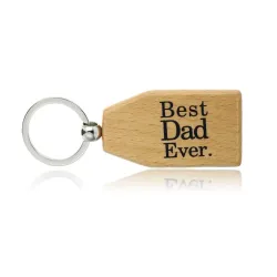llaveroMejor Papá Ever & Best Nana Ever - llavero de madera