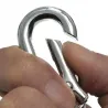 llaverollavero del clip de carabinero de acero inoxidable - llavero