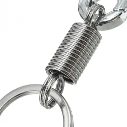 llaverollavero del clip de carabinero de acero inoxidable - llavero